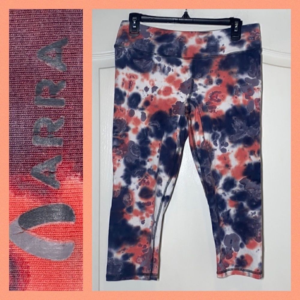 Arra Tye Dye Capri Leggings Women's Size Large